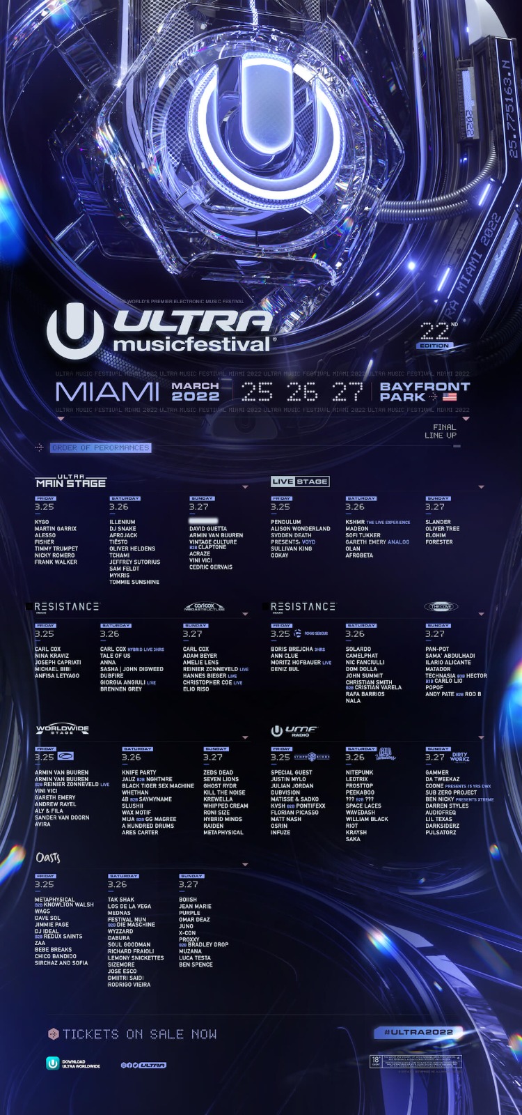 El Ultra Music Festival regresa a Miami este fin de semana y tenemos todos los detalles del evento