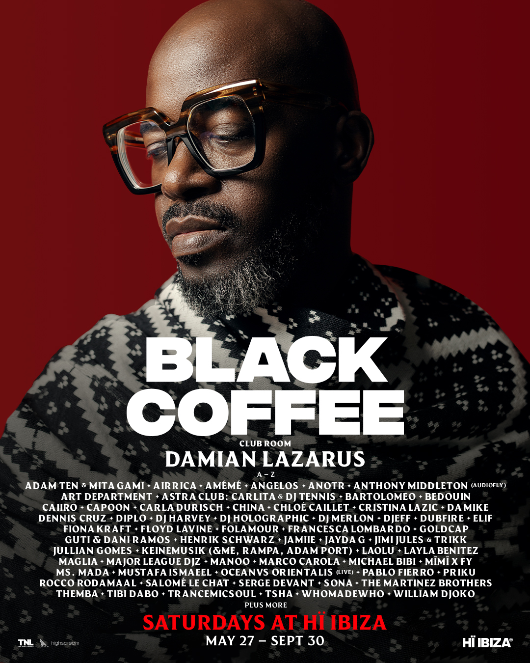 black coffe lineup